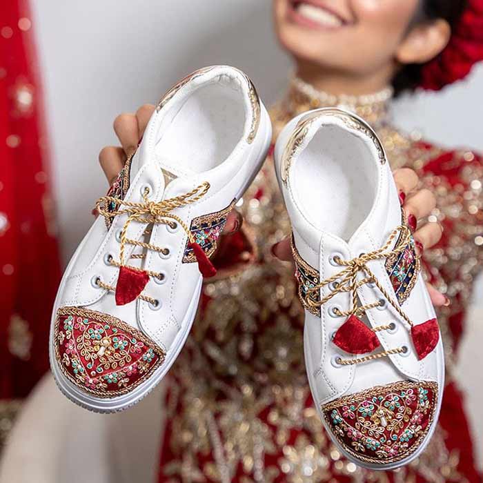 BRIDAL SNEAKERS White Dazzle by Sarah