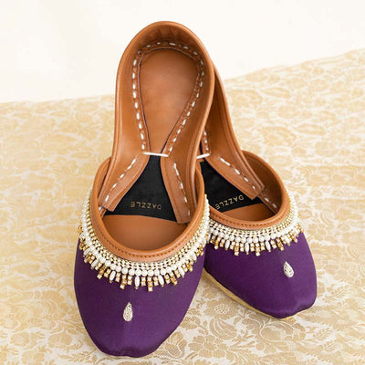 Pearly Purple-Khussa-kolhapuri-dazzle-by-sarah
