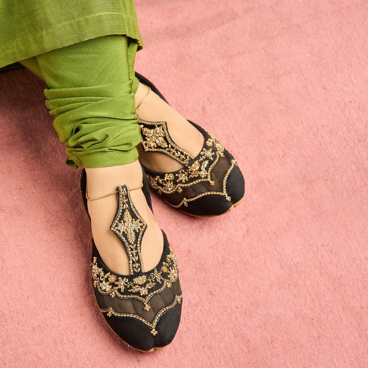 Dazzle Couture Juttis Customized Bridal Fancy Juttis Dazzle by Sarah