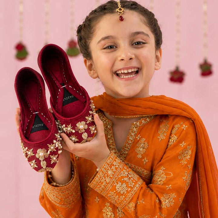 Camila (Kids-Maroon)
