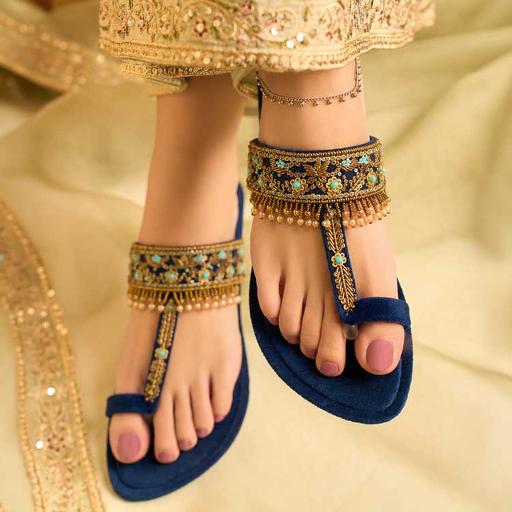 Manjhli (Navy Blue)