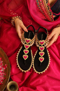 Dilkash Sandal (Black)