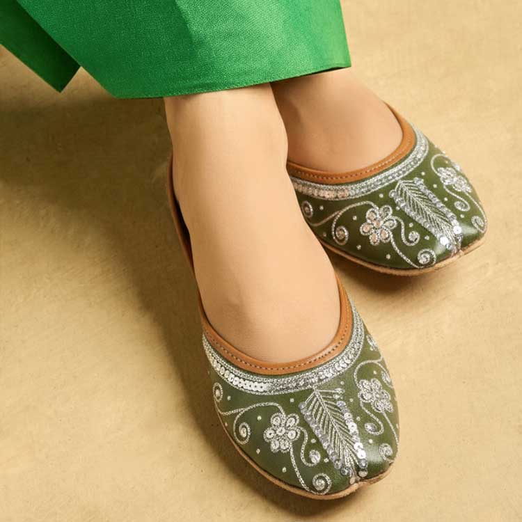 Rosheen (Olive Green) - Dazzle by Sarah