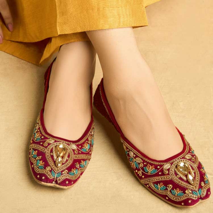 Sadaf (Maroon) - Dazzle by Sarah
