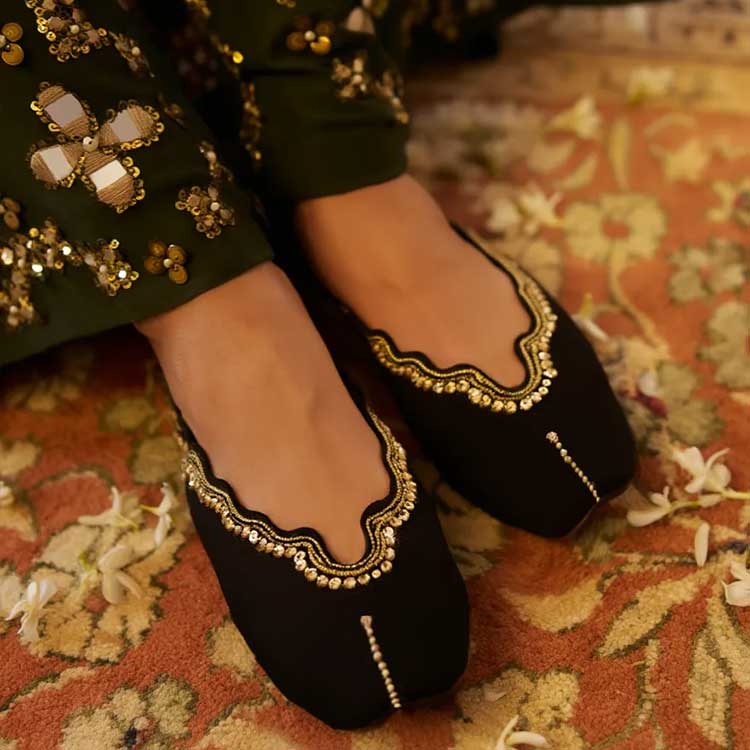 Sunehri Reet (Black) - Dazzle by Sarah