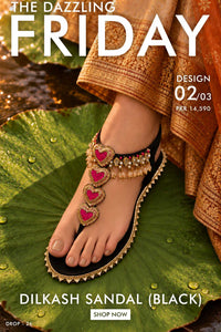 Dilkash Sandal (Black)