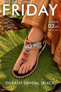 Dilkash Sandal (Black)