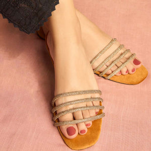 Glint Mustard-Khussa-kolhapuri-dazzle-by-sarah