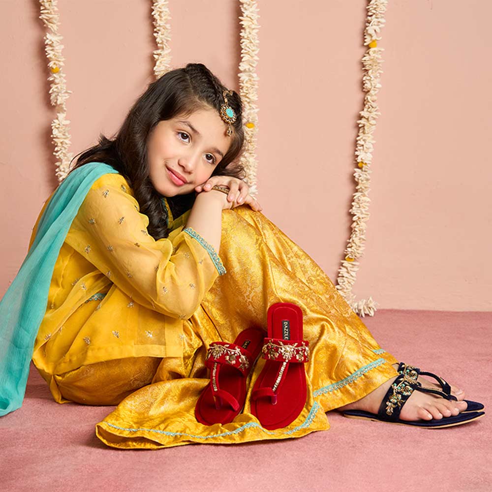 Maharani Red-Kids dazzle-by-sarah