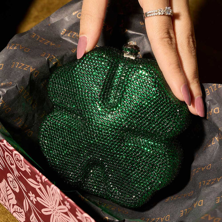 Petallia (Bottle Green) - Dazzle by Sarah