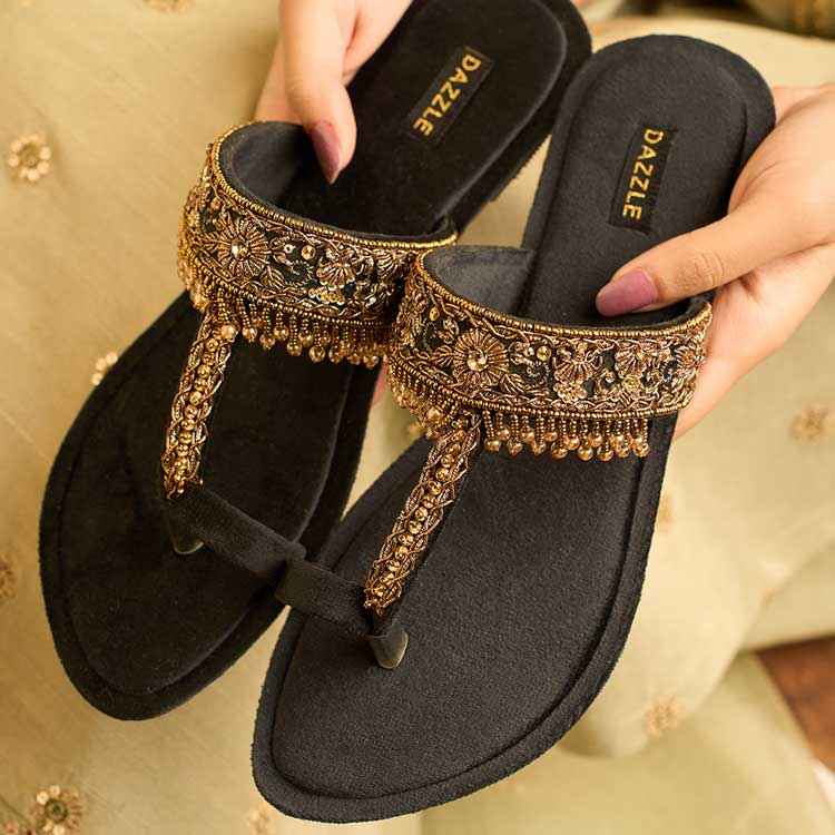 🌑 Midnight Elegance Trio - Manjhli Black, Raya Silver Clutch &amp; Rajghungri Jhumkis - Save PKR 1,270