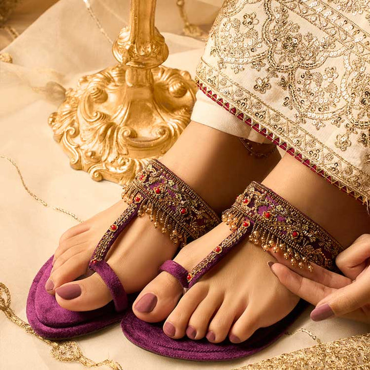 Manjhli (Purple) - Dazzle by Sarah