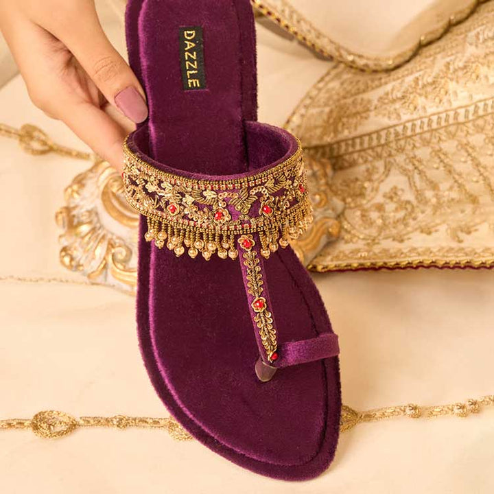 Manjhli (Purple) - Dazzle by Sarah