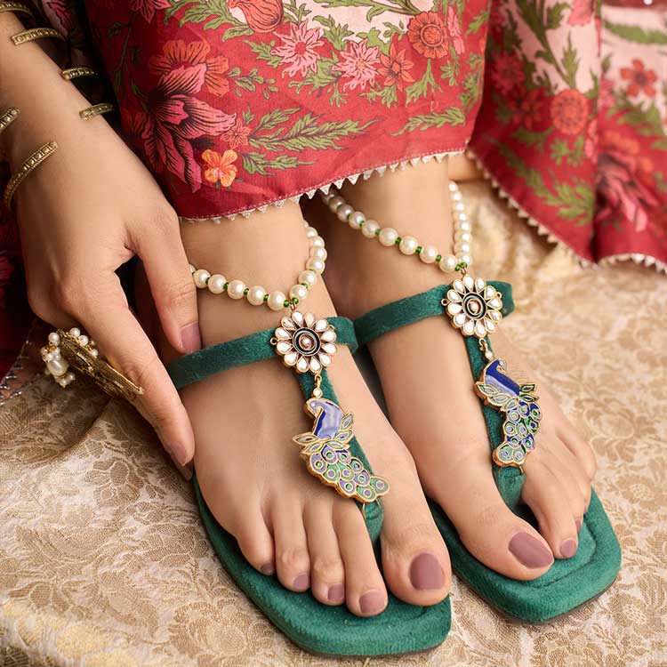 Husna-e-Jahan (Sandals) - Dazzle by Sarah