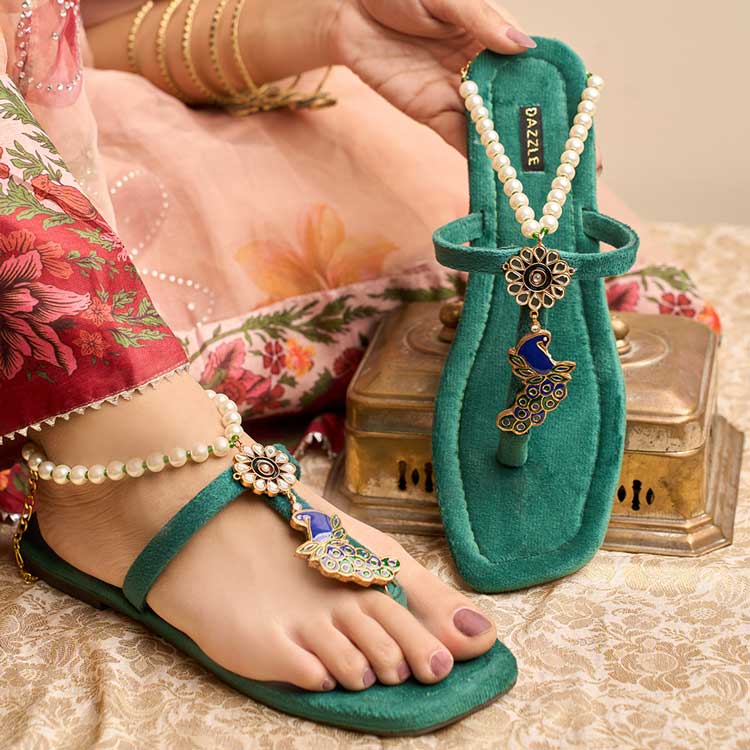 Husna-e-Jahan (Sandals) - Dazzle by Sarah