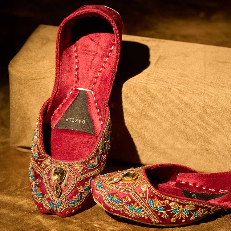 Sadaf (Maroon) - Dazzle by Sarah