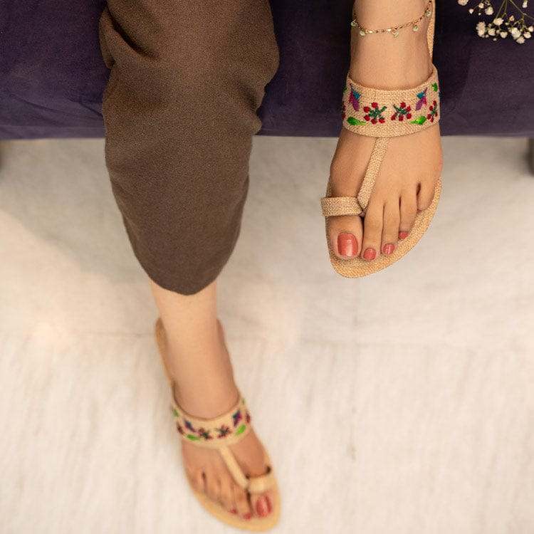 casual women kolhapuri shoes