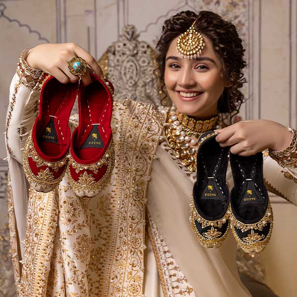 ladies designer bridal shoes | Dur e Fishan