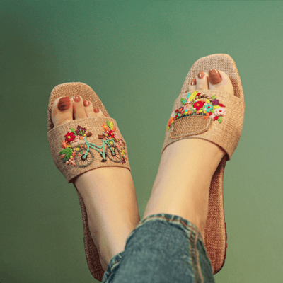 Summertime Slider | brown slippers for women