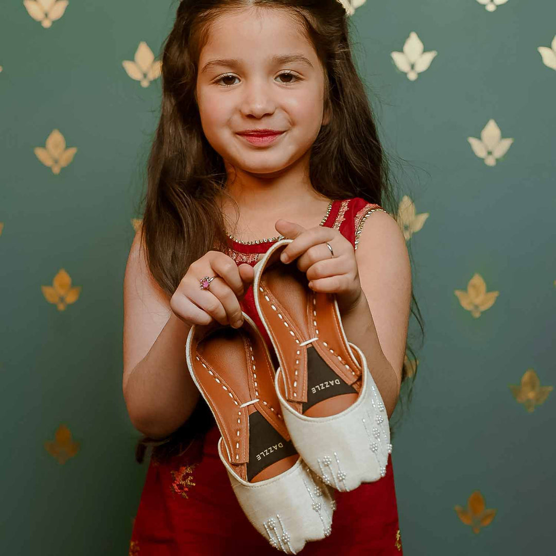 Kids Khussa Dove Kids| Best Khussa Dazzle By Sarah